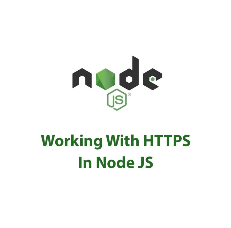 Working With HTTPS In Node JS