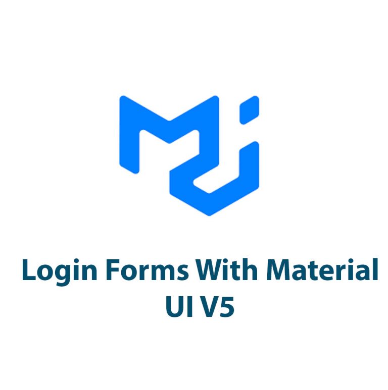 Create Login Forms With Material UI v5