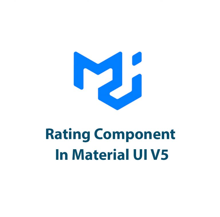 Rating Component In Material UI V5